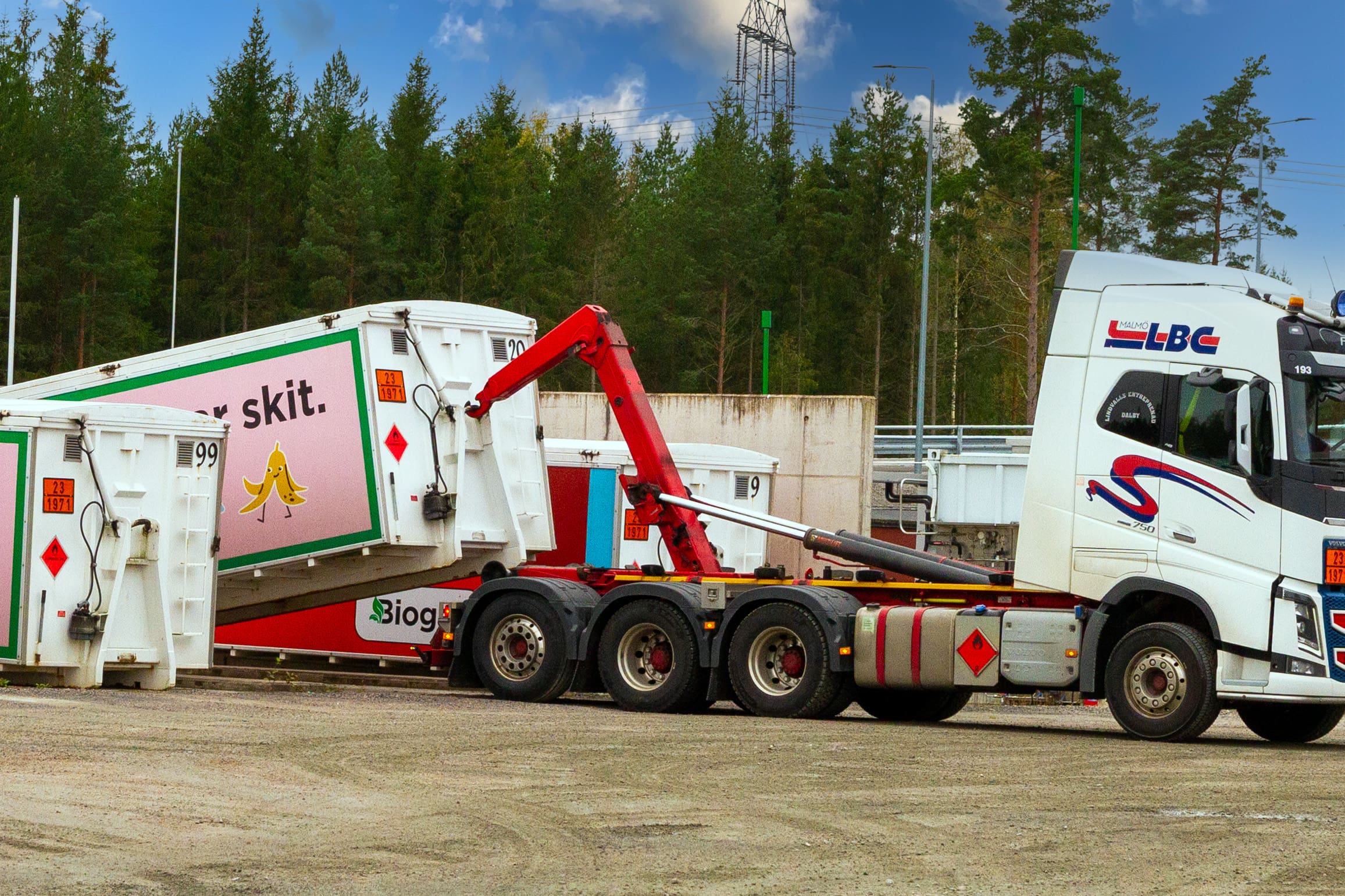 Biogasleverans med Småländska Bränslen