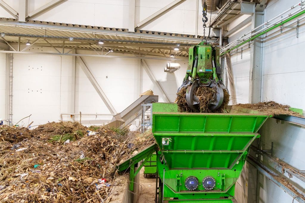 HZI i Jönköping producerar klimatsmart biogas av restavfall.