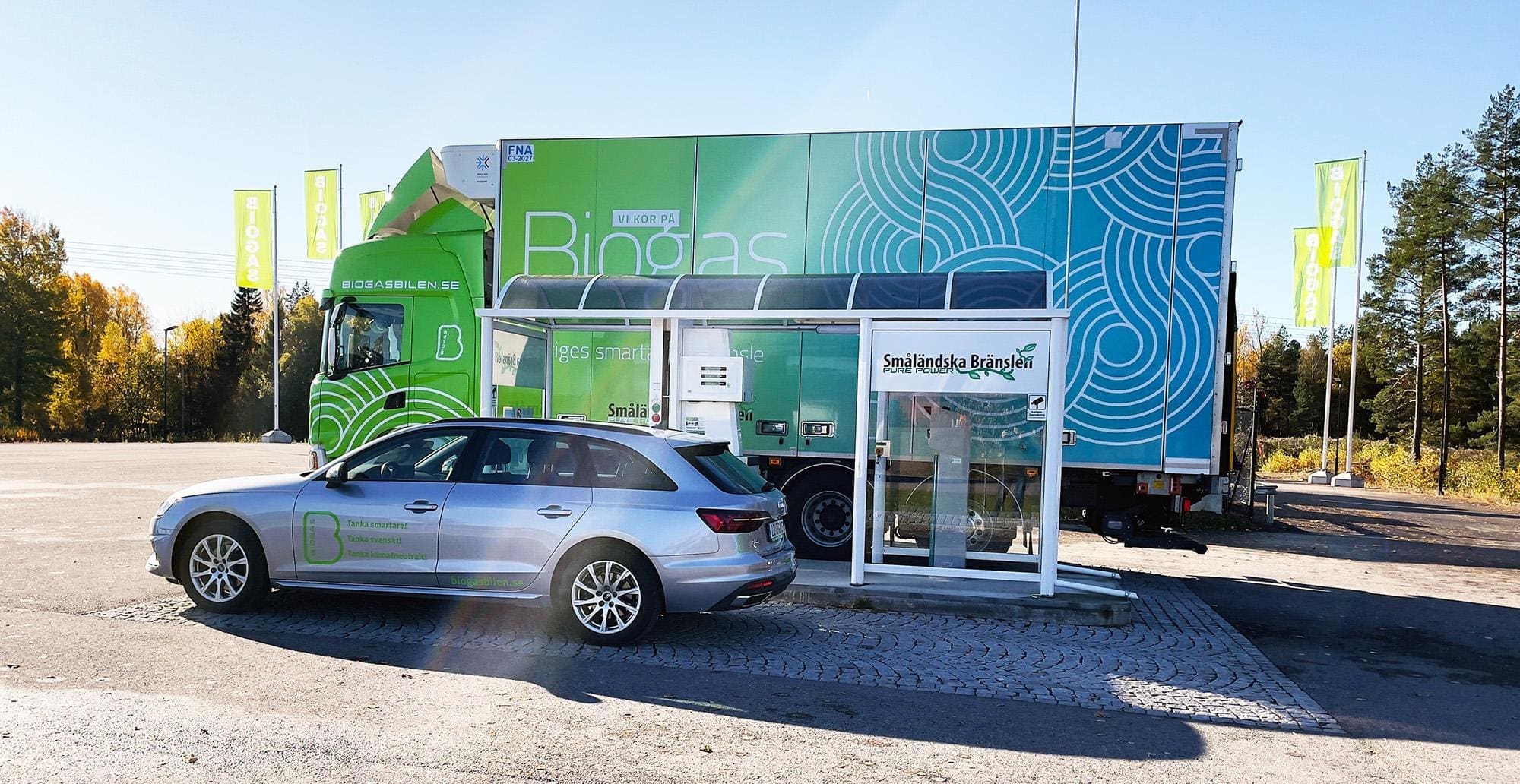 Småländska Bränslen levererar lokalproducerad och klimatsmart biogas.